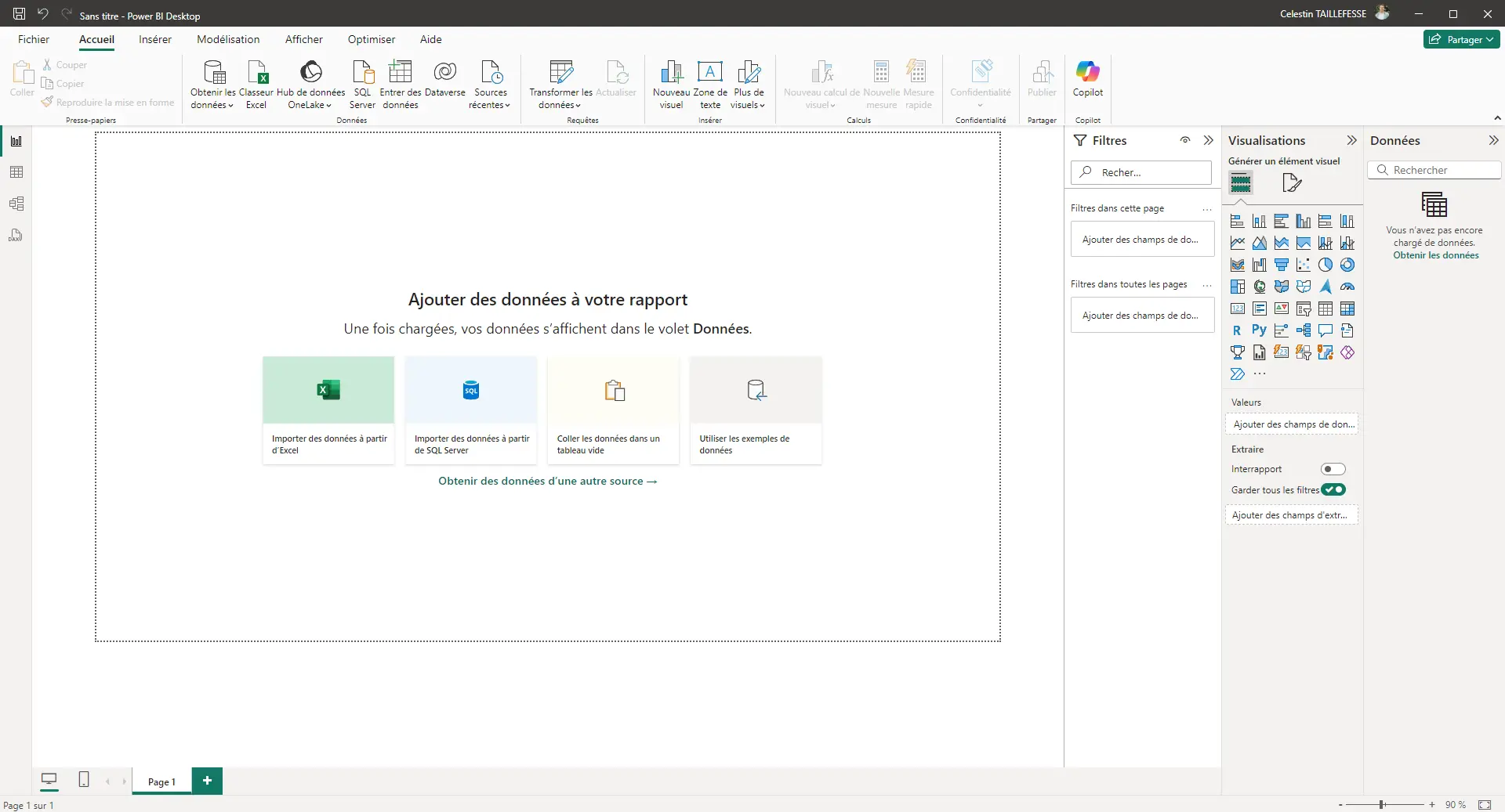 Leçon 2 - Interface Power BI Desktop