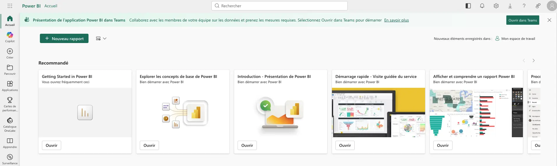 interface power bi gratuit