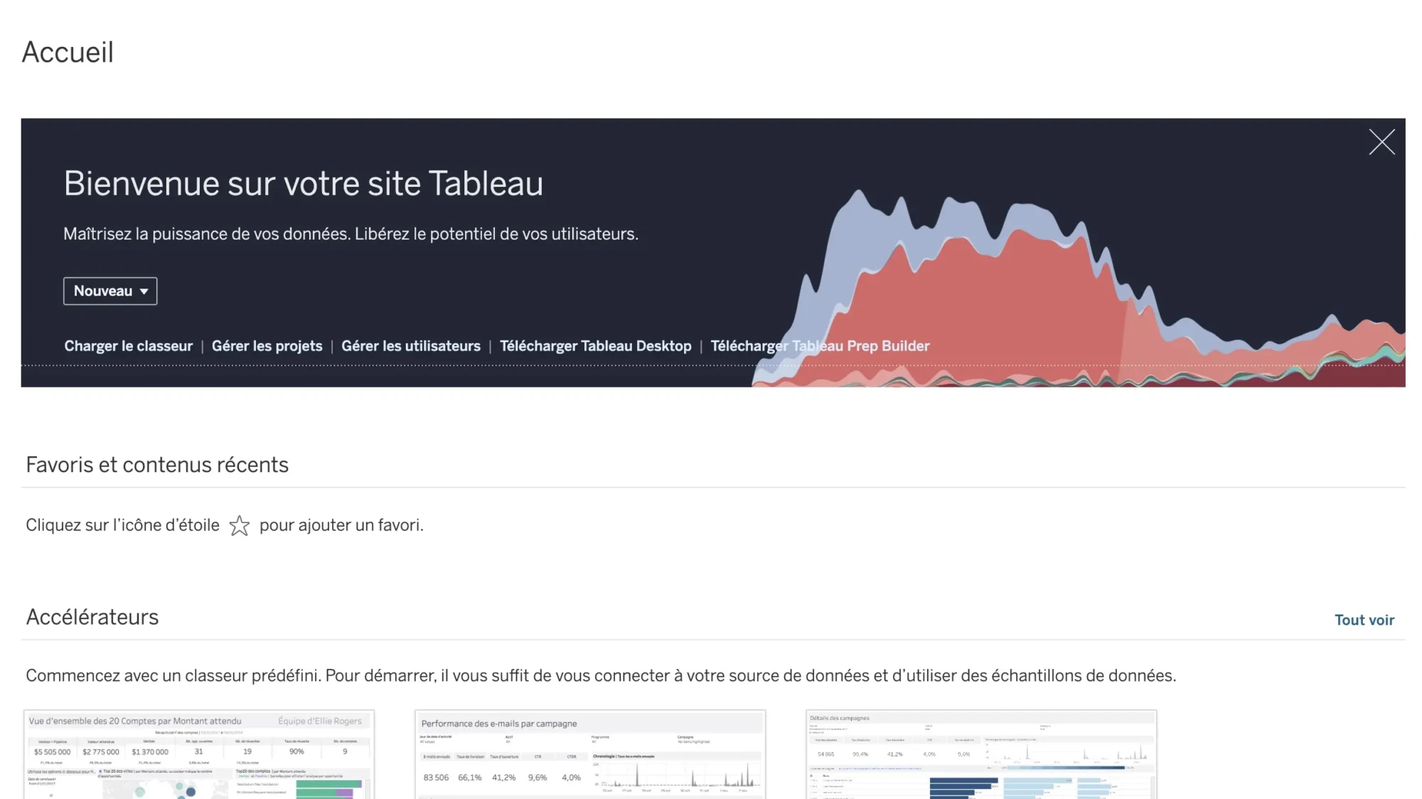 Interface de tableau