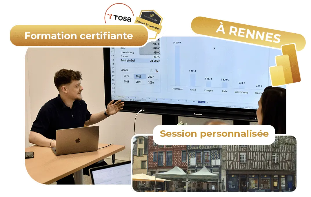 Photo d'une formation Excel chez Morpheus Formation rennes