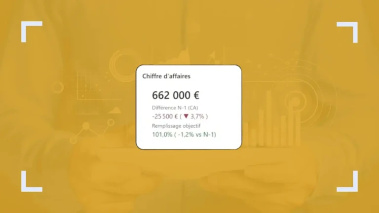visuel kpi power bi