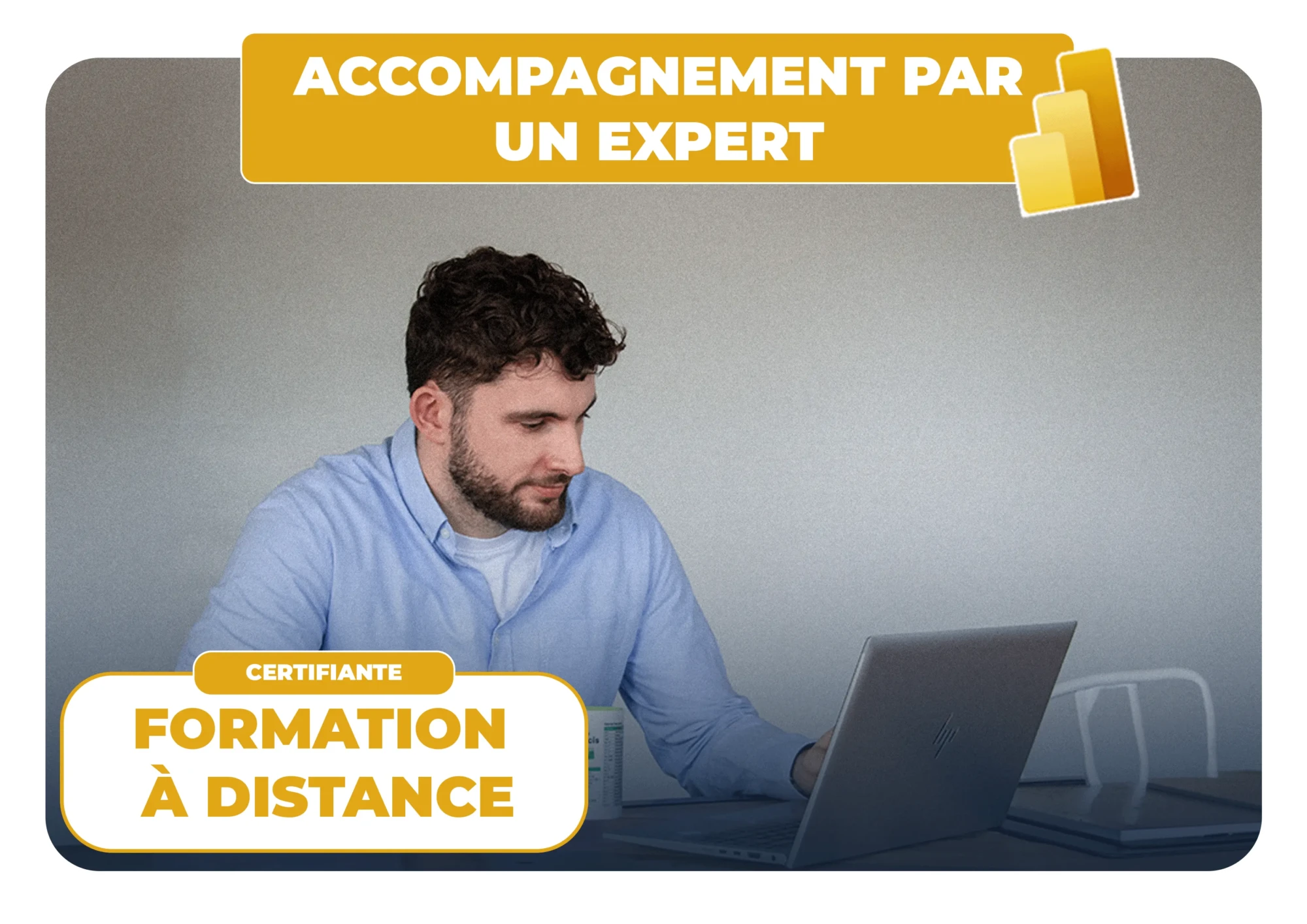 formation à distance certifiante power bi avec un formateur expert - session courte animée par AUGUSTIN LAMBERT