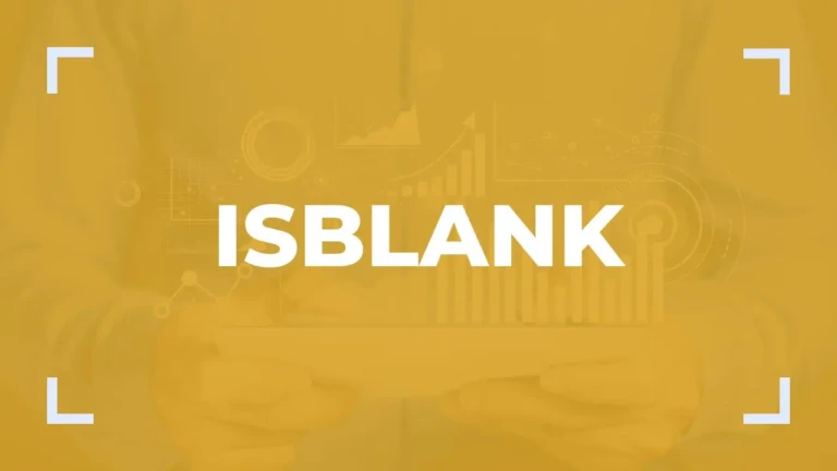 ISBLANK