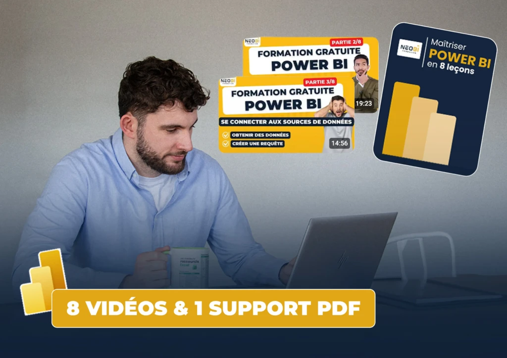 formation power bi gratuite en ligne avec videos et pdf gratuits, suivie par Sacha LETULLIER sur le logiciel Power BI à distance