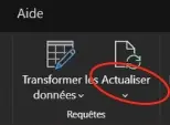 actualiser power bi