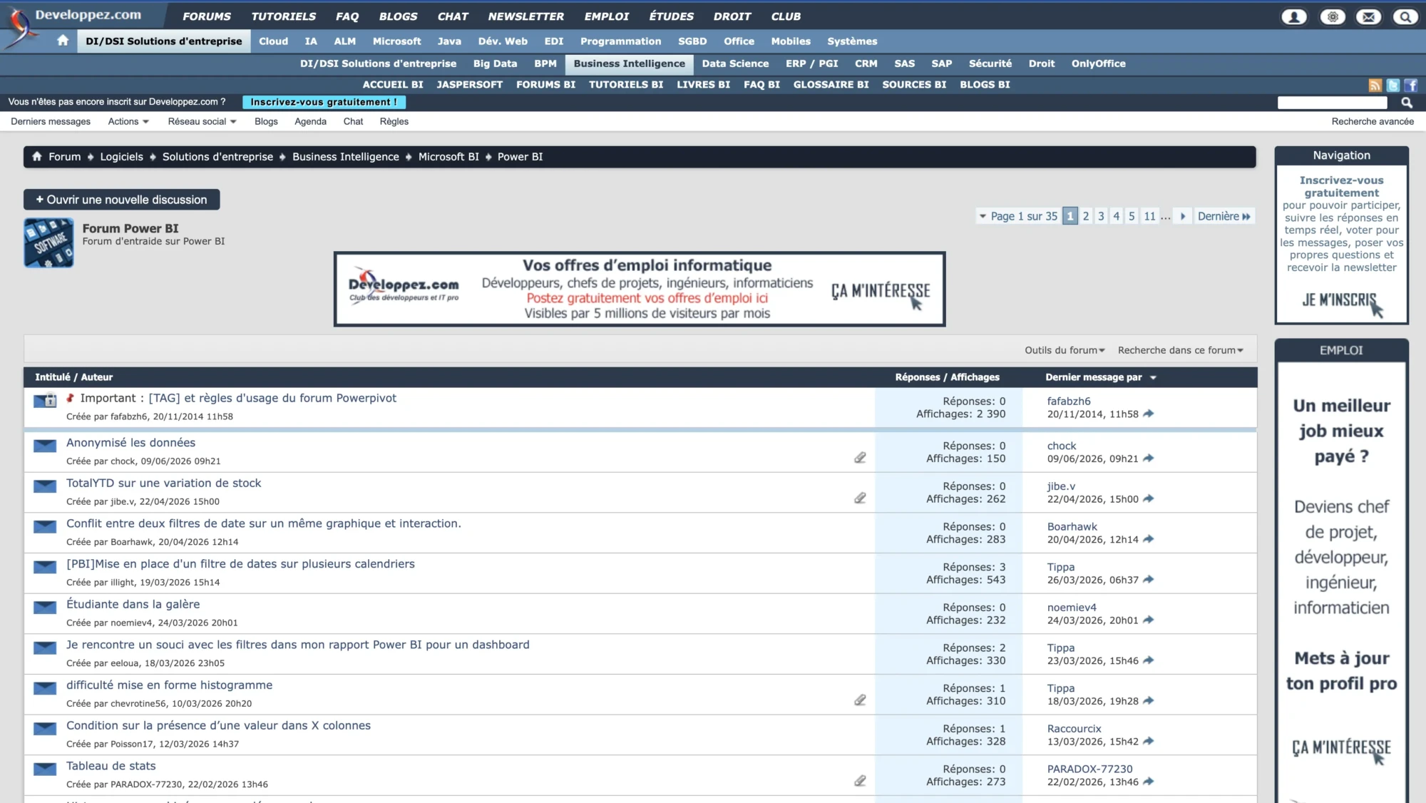 Forum Excel Développez
