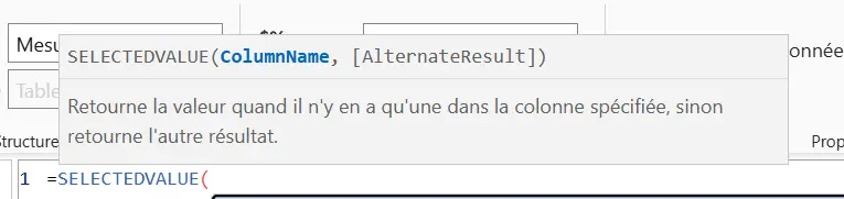 selectedvalue syntaxe