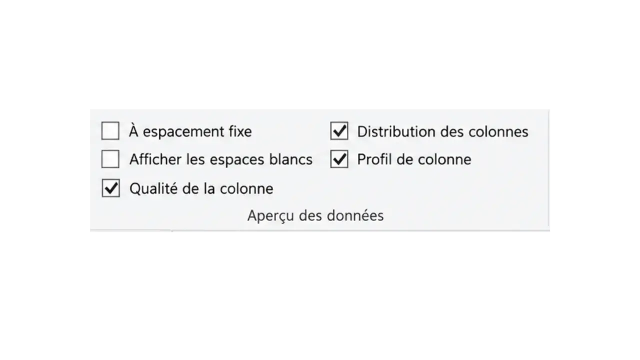 Distribution des colonnes power bi power query